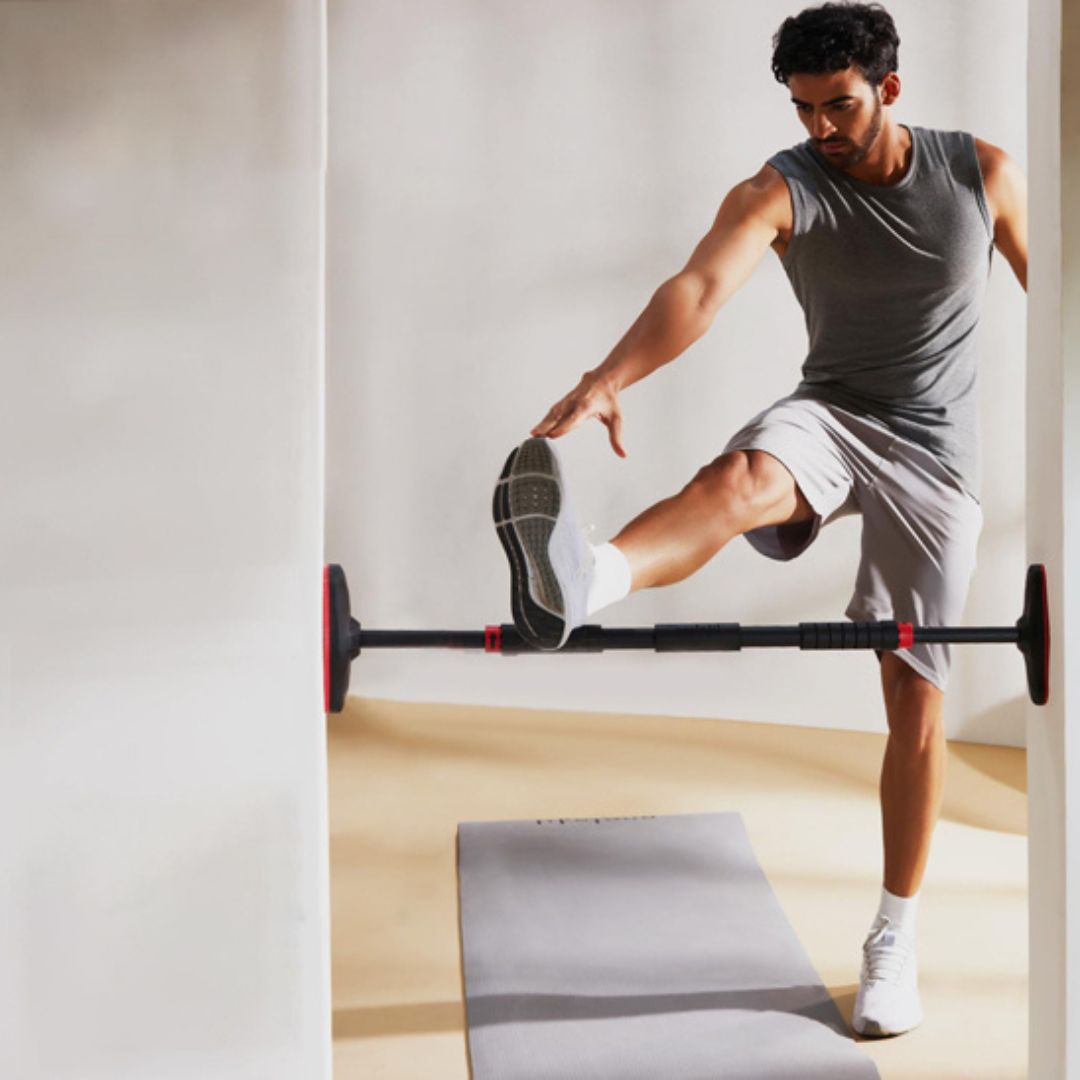 barre de traction powergrip possibilité de faire des étirements