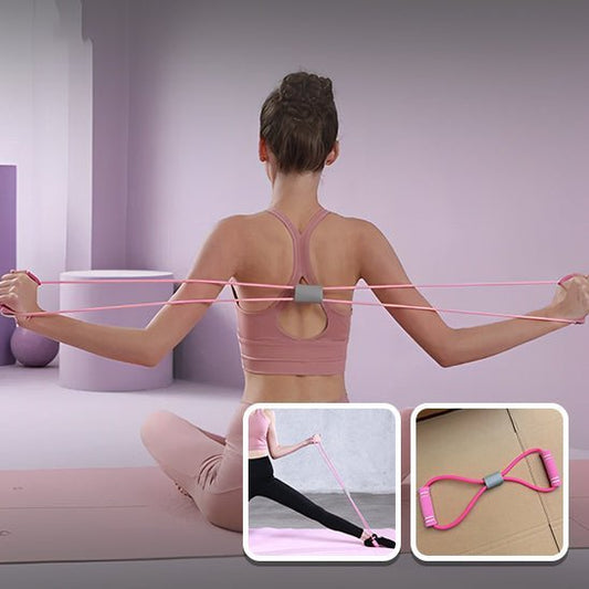 élastique musculation - Avec poignées - Mon studio fitness
