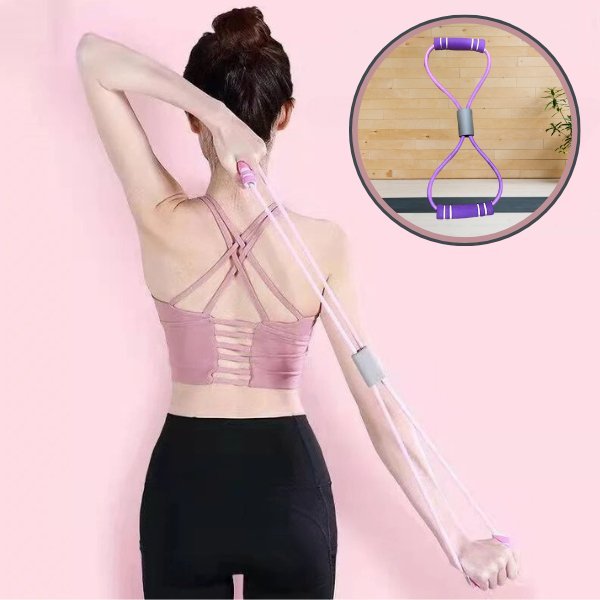 élastique musculation - Avec poignées - Mon studio fitness