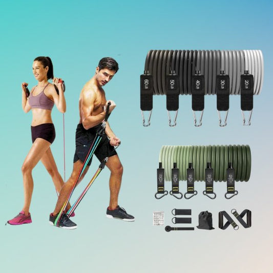 élastique musculation - ensemble complet 200 lbs - Mon studio fitness