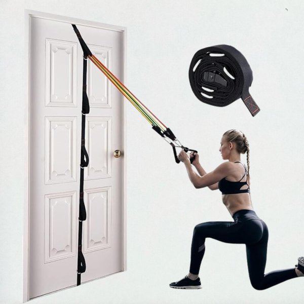 élastique musculation - Sangle d'ancrage de porte - Mon studio fitness