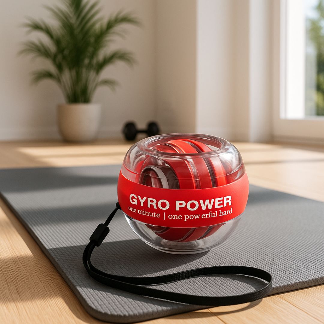 giro ball rouge dans un home gym