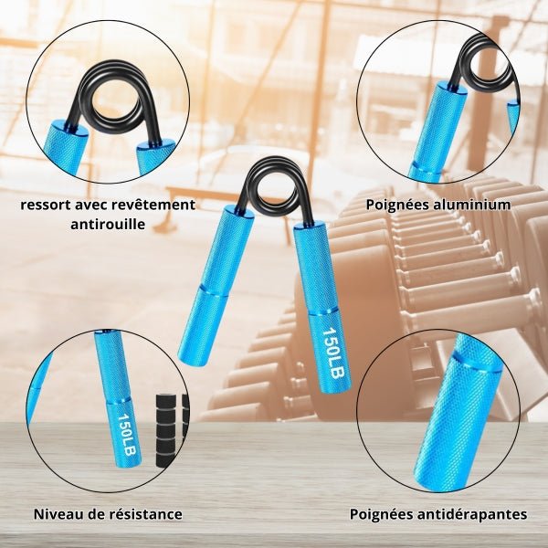 hand grip | 150 - 200 lbs - Mon studio fitness