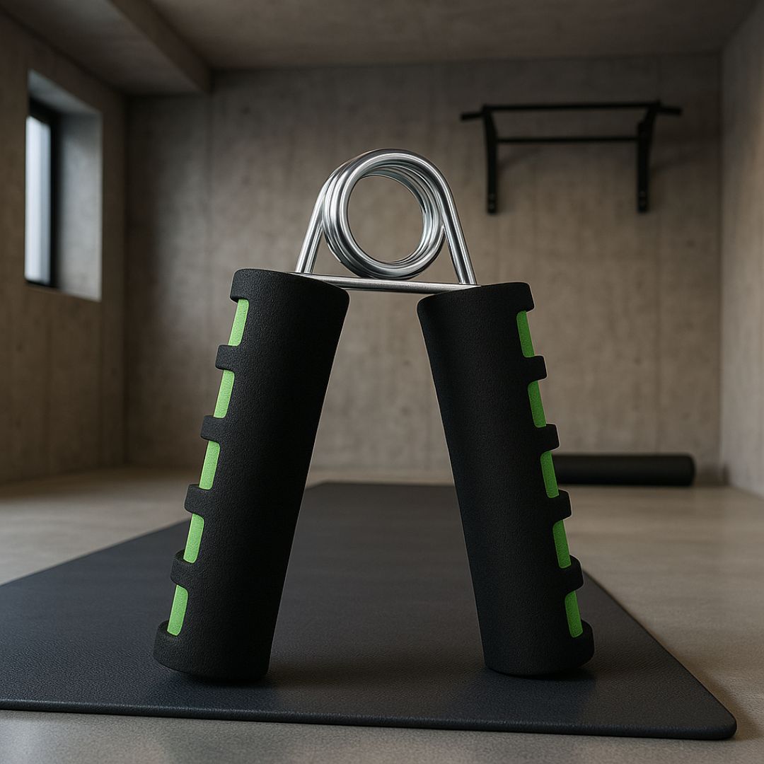 hand grip en mousse de couleur vert