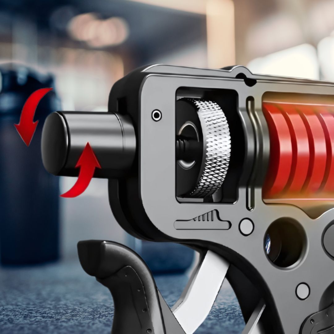 hand grip roulette d'ajustement