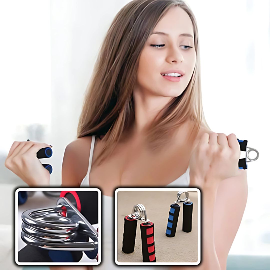 hand grip femme qui fait des répétitions
