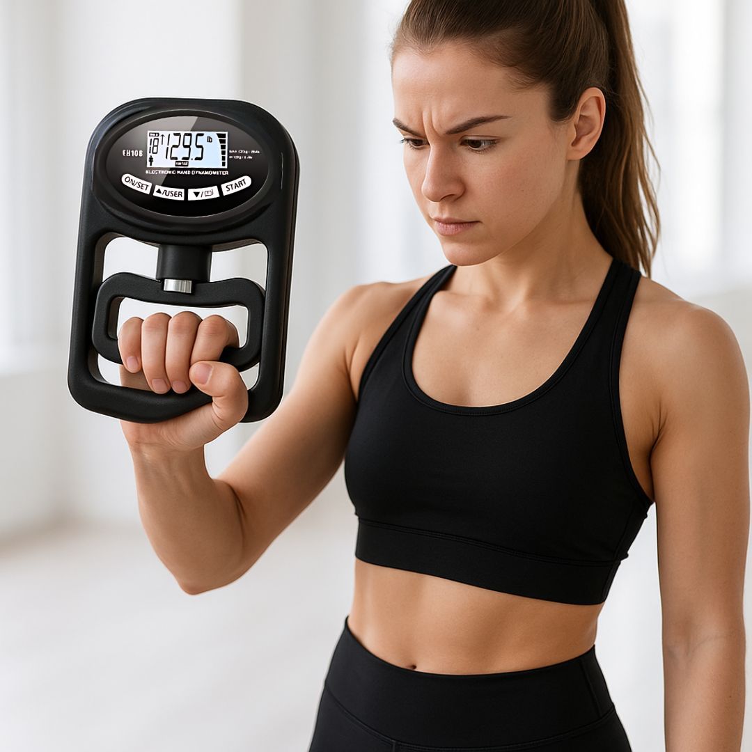 hand gripper femme qui l'utilise pour tester sa force