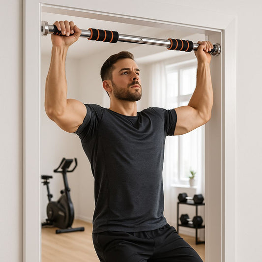 barre de traction homme en entrainement 