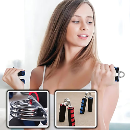hand grip femme qui fait des répétitions