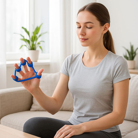 handgrip de couleur bleu